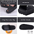 Miniatyrbillede 2 af 5: Dame Tykke Platform Sky Slippers Khaki 36-37_paris Kaki 36-37