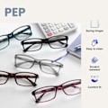 Pikkukuva 4 / 5: Company Purple Readers Value 4 Pack Designer Style Herr Dam RRRR92-5 +1.00 Lila Lila +1.00 Förstoring Purple +1.00 Magnification