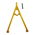 Miniatyrbilde 1 av 5: 1/2/3/5 Front Trigon Support Bar for AXIAL SCX10 Front Trigon Yellow yellow 1Set