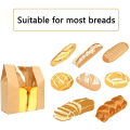 Miniatyrbilde 4 av 5: 50 stk. Kraft Food Packaging papirpose, brødpose med vindu,—PA
