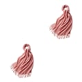 Pikkukuva 4 / 5: 1/2/3 unisex-huivit fransuilla Lämmin ja mukava putkihuivi vaaleanpunaiselle pink 2Set