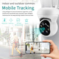 Miniatyrbilde 4 av 4: Utendørs IP WiFi Overvåkingskamera 2.4 + 5G HD 1080P PTZ 2MP 4X Digital Zoom Menneskesporing Fargenattsyn,.pa