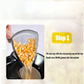 Miniatyrbild 4 av 5: 220V Popcornmaskin Mini Popcornmaskin Elektrisk Hushållsapparat Maskin Helt Automatisk Popcornmaskin För Hemkök Röd Red EU