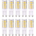 Miniatyrbillede 1 af 5: G9 LED-pære glødepærer, varm hvid 3000K 5W G9 LED, pakke med 10 stk