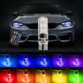 Miniatyrbild 3 av 3: LED Positionsljus T10 - W5W RGB med Fjärrkontroll MultiColor
