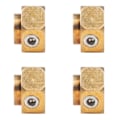 Miniatyrbilde 1 av 5: RCGOFOLLOW 4 stk Messing Sterke Hjul Hexmontering for 1/10 Adapter