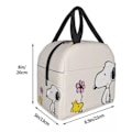 Pikkukuva 5 / 5: Snoopy Lounaslaukku Kukkakuvioinnilla, Väri Kuva Väri