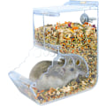 Miniatyrbillede 1 af 5: Hamsterfoderautomat, 400ml Transparent Akryl Foderautomat, Akryl Foderautomat