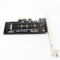 Pikkukuva 5 / 5: 2X PCIE - M2 -sovitin PCI Express 3.0 X1 - NVME SSD M2 PCIE -korotussovitin Tuki 2230 2242 2260.pa