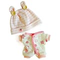 20 cm Dockkläder Jumpsuit Hattdräkt ROSA rosa