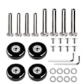 Pikkukuva 2 / 5: Matkalaukku korvaa akselit Matkalaukku pyörät 90MM * 24MM4PCS 4PCS