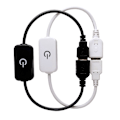 Miniatyrbillede 5 af 5: LED Dimmer Switch Manuel Knaptouch SORT