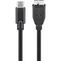 Miniatyrbilde 1 av 4: USB-C™ til Micro-B 3.0 kabel, svart