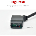 Miniatyrbild 3 av 5: USB-LOGO programmeringskabel, isolerad, för LOGO PLC, USB-kabel, RS232-kabel, 6ED1057-1AA01-0BA0, 1MD, svart