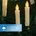 Miniatyrbilde 5 av 5: 30 stk LED-julelys, Batteridrevet Flimmerlys med Fjernkontroll for Dekorasjon 30 stykker 30 stykker 30 stycken 30 stycken