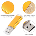 Miniatyrbillede 3 af 5: 10 x 512MB Memory Stick USB Flash Drive USB Flash Drive USB 2.0 Gold.pa