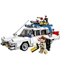 Pikkukuva 2 / 5: I lager MOC Kompatibel 21108 Ghostbusters Ecto-1 Elokuva-auto Rakennuspalikat DIY Leikkikalut Kokoonpano Malli Lapsille Pojille Tytöille Lahjat with Mini dolls