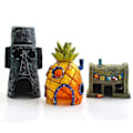 Miniatyrbillede 1 af 3: Svampebob Firkant Ananas Hus Tegneserie Ornament Squidward Hus