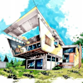 Miniatyrbild 4 av 4: 80-pack - Markers med fodral färgpennor dubbelsidiga pennor—pa
