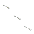 Miniatyrbillede 4 af 5: 1/3/5 Svingtrådskrog Låsningsbeslag Sikkerhedslås Langvarig M04-206 M04-206 3PCS