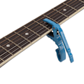 Miniatyrbild 5 av 5: Gitarr Capo Legering Snabb Tonartsändring Portabelt Instrumenttillbehör för Spel Blå