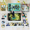Pikkukuva 3 / 5: BTS JIMIN Park Jimin -tarviketarrat lahjapakkaus Jimin albumi MUSE pieni kortti lahjapaketti (PA)