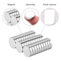 Pikkukuva 4 / 5: Neodyymimagneetti, 20 kappaletta erittäin vahvoja jääkaappimagneetteja 20x3 mm pieniä pyöreitä magneetteja jääkaappiin