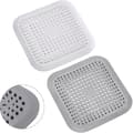 Silicone Hair Catcher for Shower Drain with Suction Cup, Sink Strainer Drain Protector for Bathroom and Kitchen