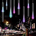 Miniatyrbilde 3 av 5: LED Fallende Regn Lys 30cm 8 Rør 144 LED Utendørs Iskrystaller