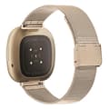 Fitbit Versa 3 / Sense armband Rostfritt stål Guld