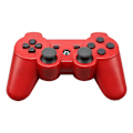 Miniatyrbild 10 av 10: ps3-kontroller dubbla vibration PC-datorstyrenhet USB trådlös bluetooth-styrenhet 360-styrenhet dubbla vibration snöflingeknapp Blue-Blank Button