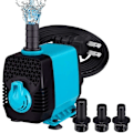 Miniatyrbilde 1 av 4: 550 GPH (2500 L/H) Fontenepumpe, 40W Senkbar Vannpumpe, Ultra Stille Utendørs Senkbare Fontenepumper med 8,2 Fots Løftehøyde, Strømkabel.Pa