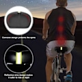 Miniatyrbillede 3 af 5: Smertefri, komfortabel bred cykelsaddel med memory foam-polstret pude