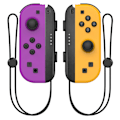 Miniatyrbillede 1 af 5: Switch trådløs Bluetooth-controller joycon venstre og højre håndtag med håndrem med sleep wake-up funktion