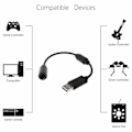 Pikkukuva 3 / 5: Logitech G920 Poljin USB-kaapeli/Adapteri Ratin kaapeli Musta（PA）
