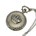 Miniatyrbillede 5 af 5: Vintage Crown Retro Chain Quartz Analog Lommeur