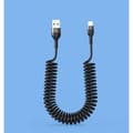 2-pack spiralkabel Lightning, 0,9 m iPhone-laddningskabel för bil