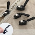 Miniatyrbillede 1 af 5: 10-pak lynlås reparationskit universal øjeblikkelig reparation lynlås erstatning defekt spænde DIY syværktøj L