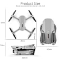 Miniatyrbillede 2 af 5: E88 Pro Drone med Kamera til Voksne og Børn, 4k HD Wifi FPV Drone, Foldbar RC Quadcopter til Begyndere, Legetøj Gaver med 3 Batterier