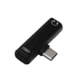 Miniatyrbild 1 av 3: USB-C-splitter med 3,5 mm uttag - Svart
