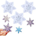 Miniatyrbild 1 av 5: Snöflinga Silikon Harts Form.3d Snöflinga Silikon Harts Form. Jul Formar. Harts Form
