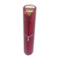 Miniatyrbilde 9 av 11: Smertefri Trimmer for Kvinner Epilator Ansikt Nesehår Kinn Lepper Elektrisk Øyenbrynsfjerner Red 13cm