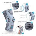 Miniatyrbild 5 av 5: Reinforced Silicone Knee Support with Spring Compression Artos S—pa