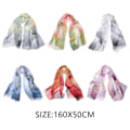 Miniatyrbilde 2 av 5: Chiffon-sjal, lang sjal 5 5