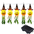 Miniatyrbillede 1 af 5: LED Halloween Sort Spindelvæv Lys med 70 LED Vandtæt