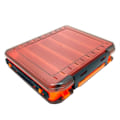 Miniatyrbillede 1 af 5: Opbevaringsboks til fisketilbehør Dobbeltsidet fiskeudstyr Organizer-taske Fiskemad Container Praktisk fisketilbehør Orange Orange M