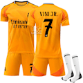 Miniatyrbilde 1 av 2: 2024-2025 Real Madrid Aawy Barn- och vuxenfotbollströja Jersey nr 7 VINI JR 22