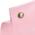 PU Läder Originalitet Servettbox Skrivbords Servettorganisatör för Sovrum Vardagsrum Rosa