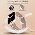 Miniatyrbilde 2 av 5: Kvinner og menn, nettinglenke i mesh stål Magnetisk lås for iWatch-rem (45mm/44mm/42mm/49mm, Regnbue).