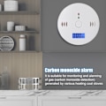 Miniatyrbilde 1 av 5: Karbonmonoksiddetektor Gassforgiftningssensor Alarm
